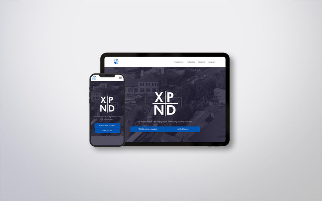 XPND Webbplats